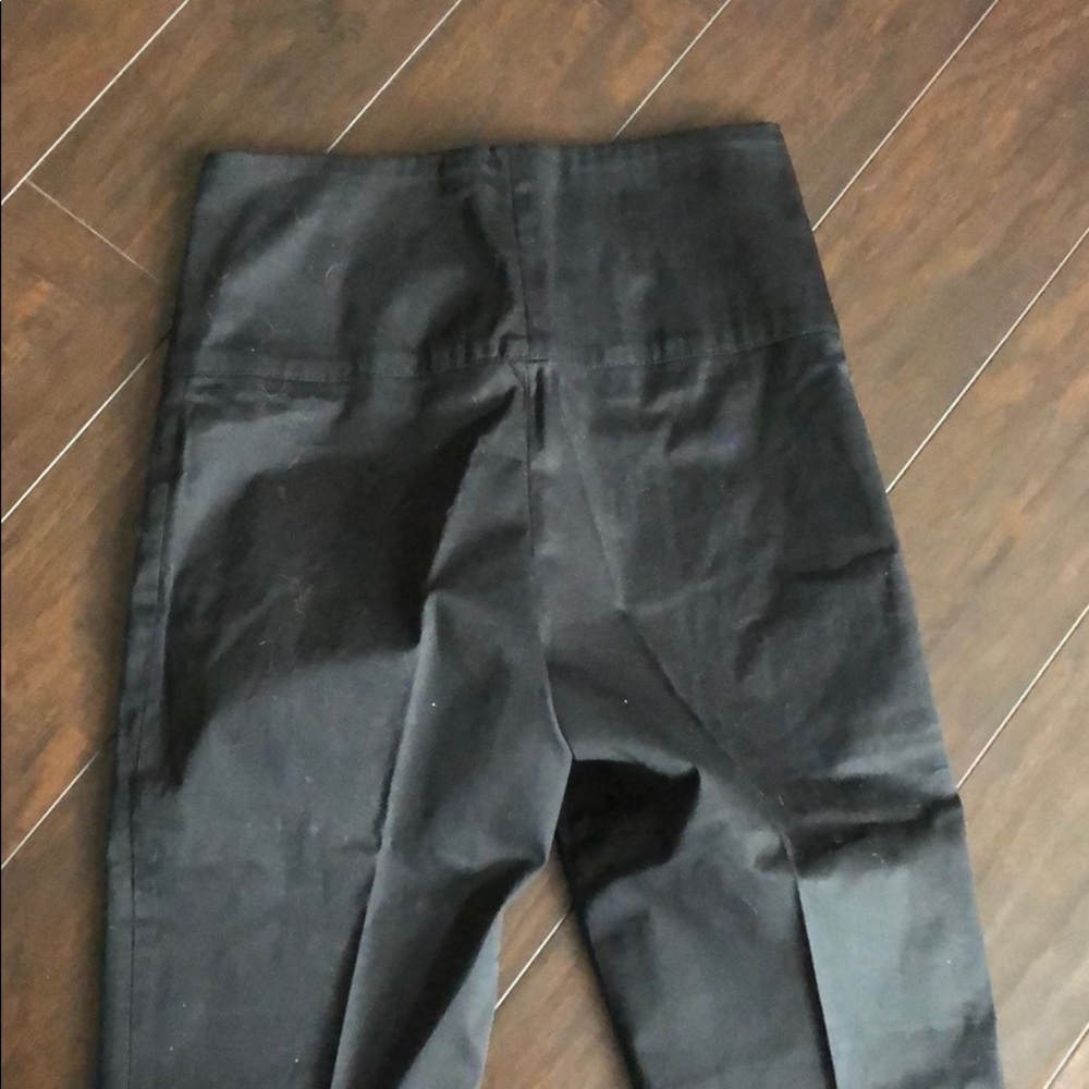 BLACK HIGH WAISTED SKINNY ANKLE PANT - Picture 6 of 6